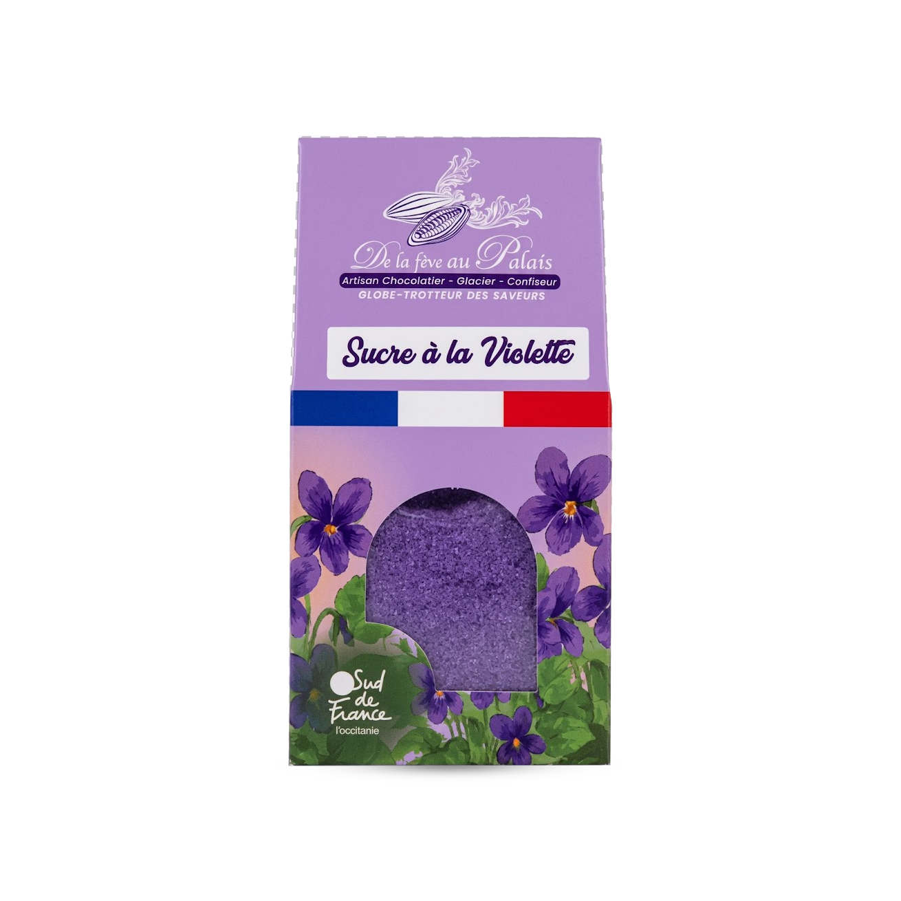 Sucre aromatisé à la violette