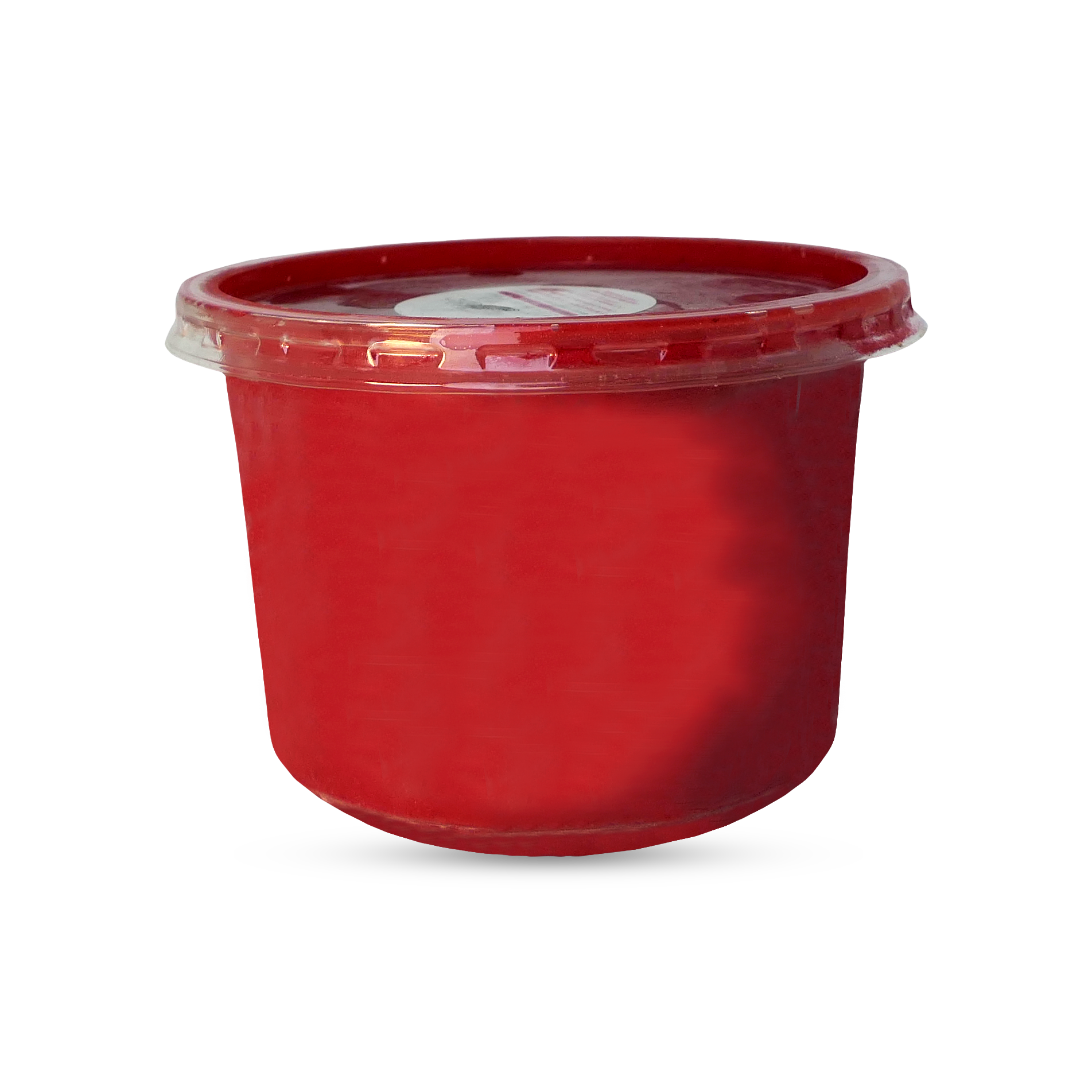 Pot de glace framboise