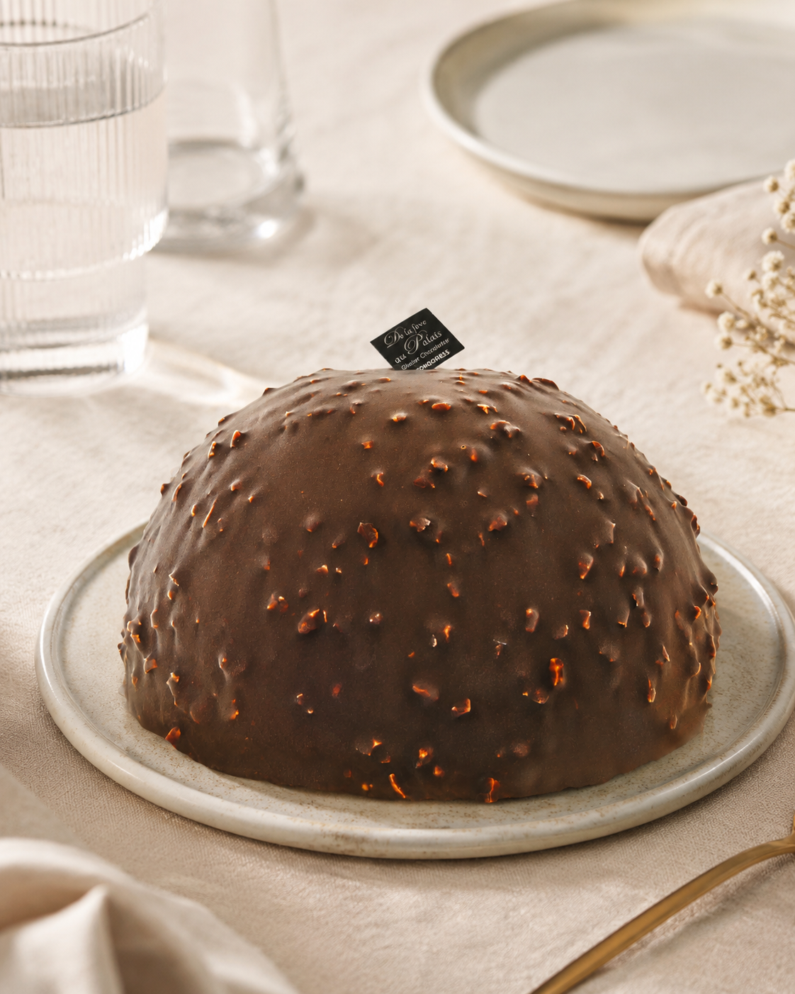 Entremets rocher meringué — hover