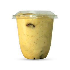 Pot de glace vanille rhum raisin — 160 ml