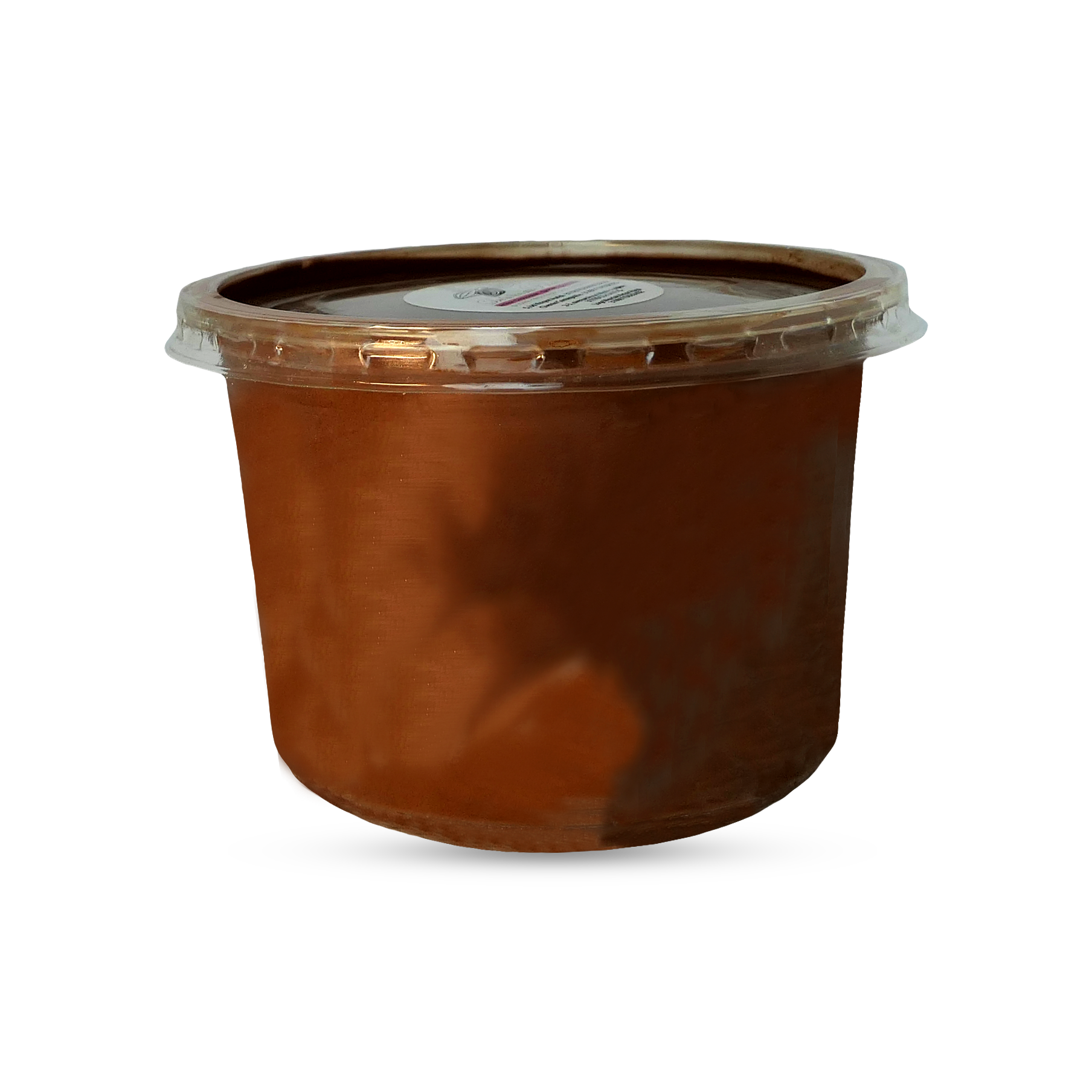 Pot de sorbet chocolat