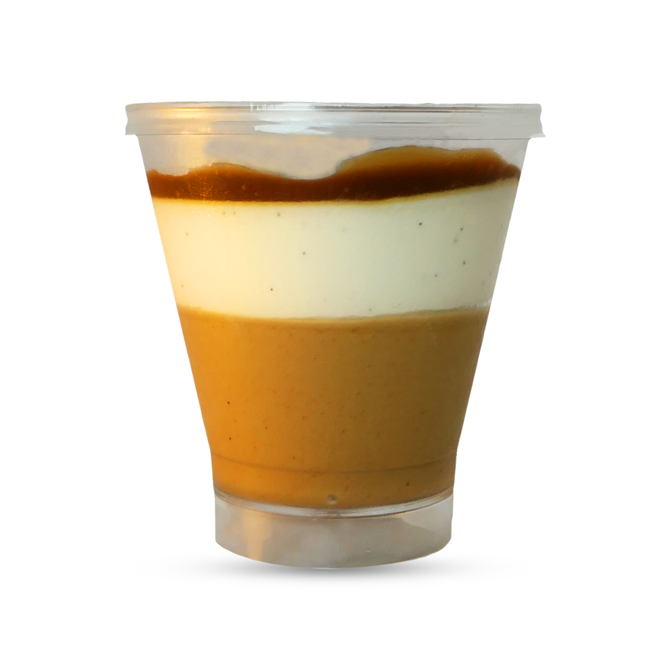 Verrine glacée café liégeois