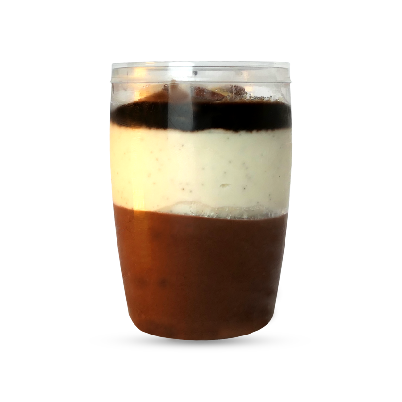 Verrine glacée chocolat liégeois