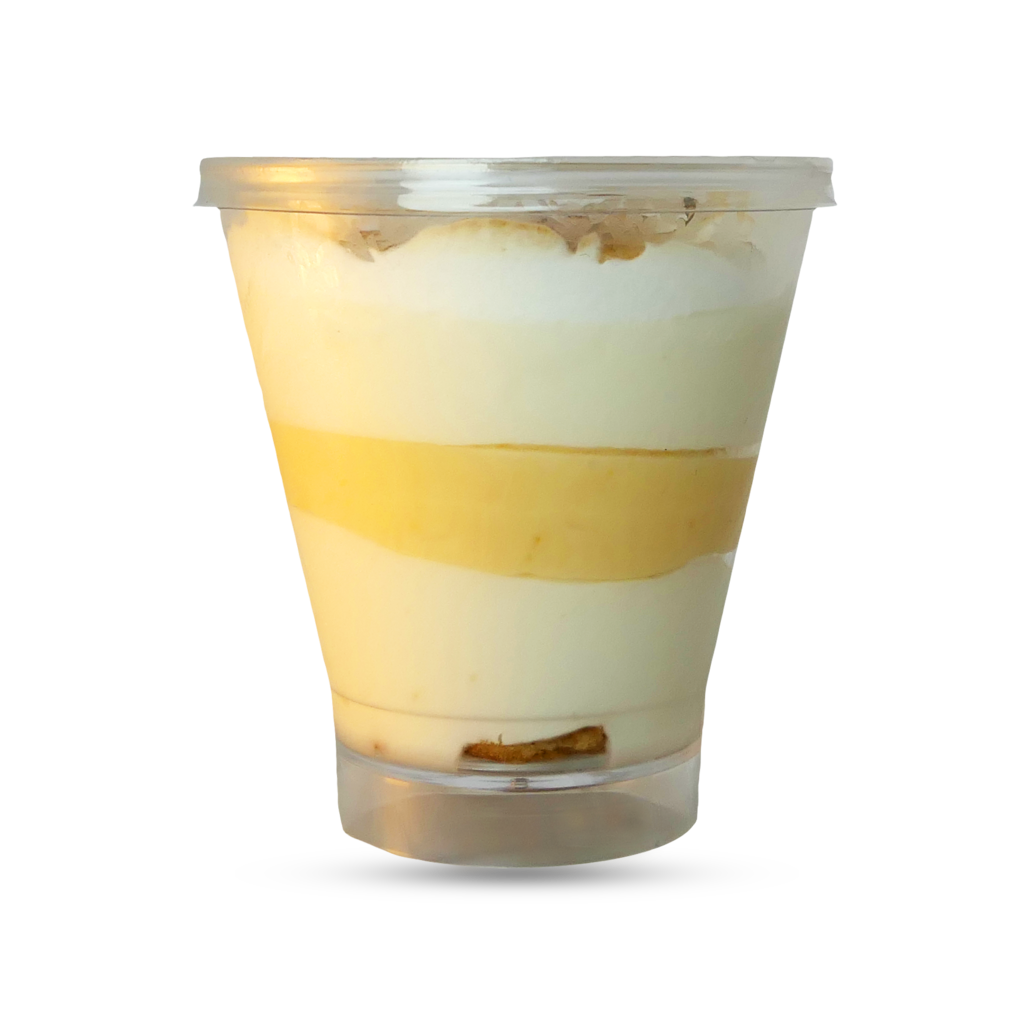 Verrine glacée citron meringuée