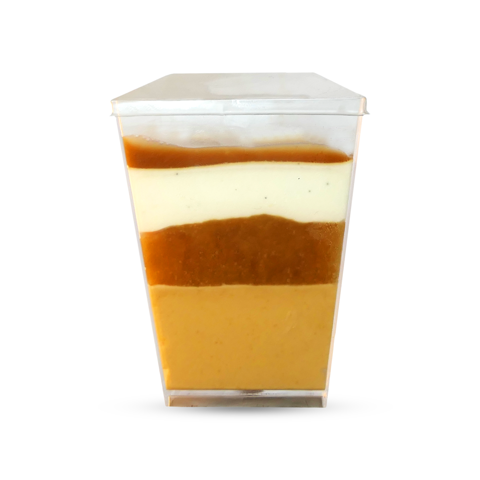 Verrine glacée tarte tatin