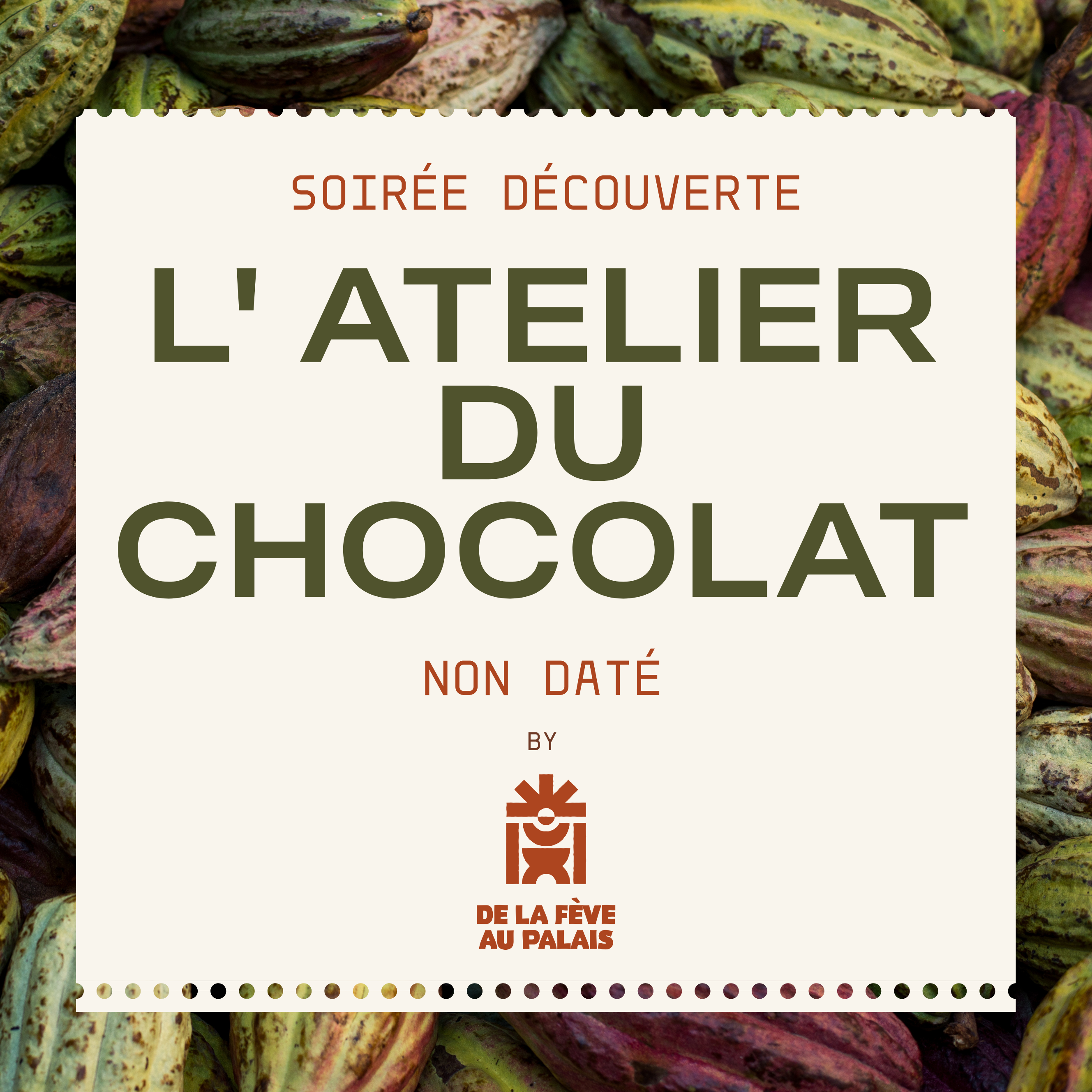 L'atelier du chocolat soirée - non daté