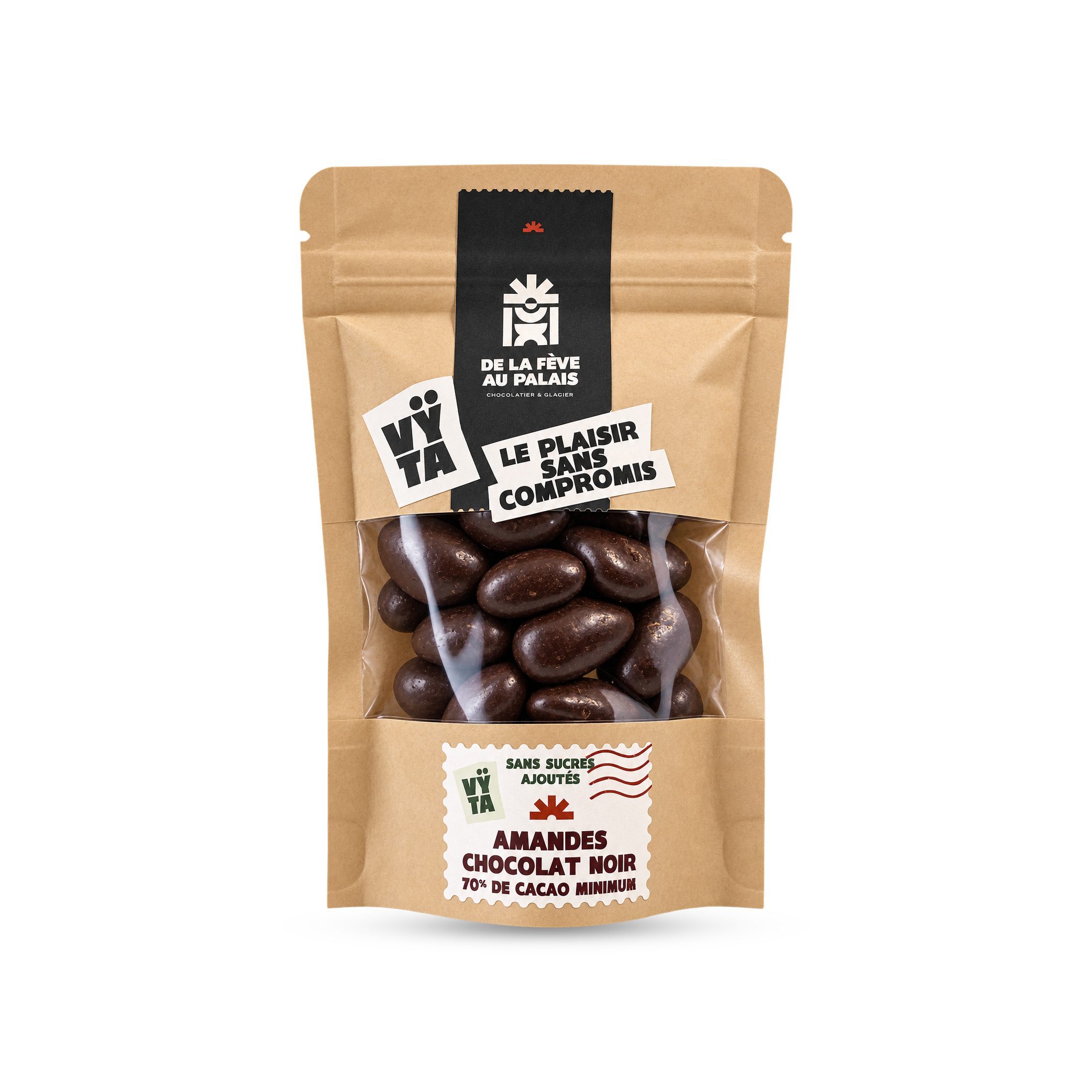Amandes Enrobées Noir Vÿta