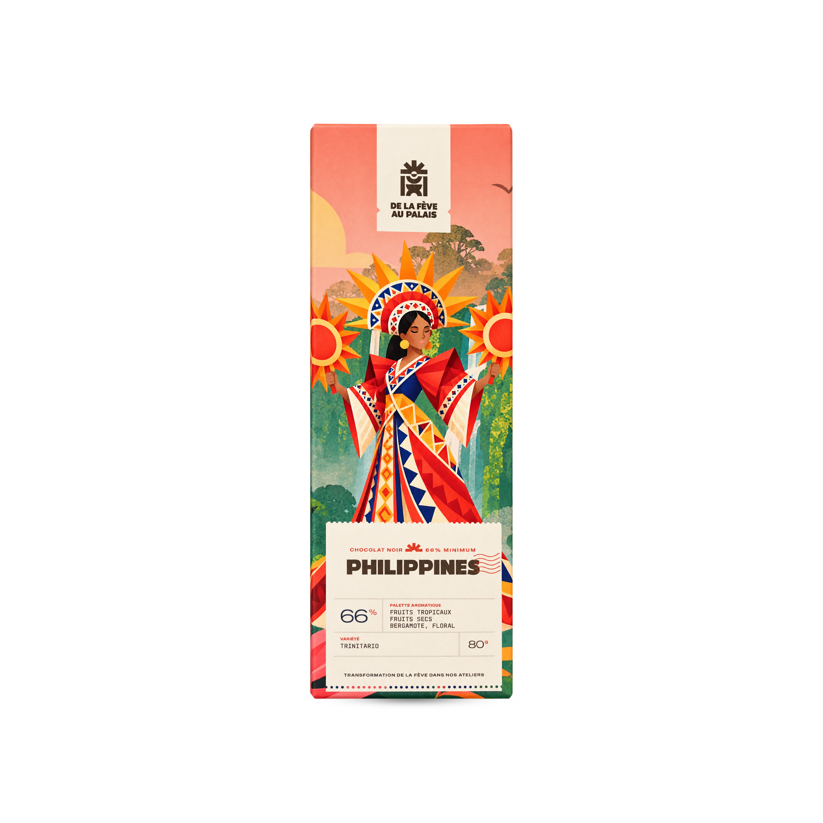 Tablette pure origine Philippines 66%