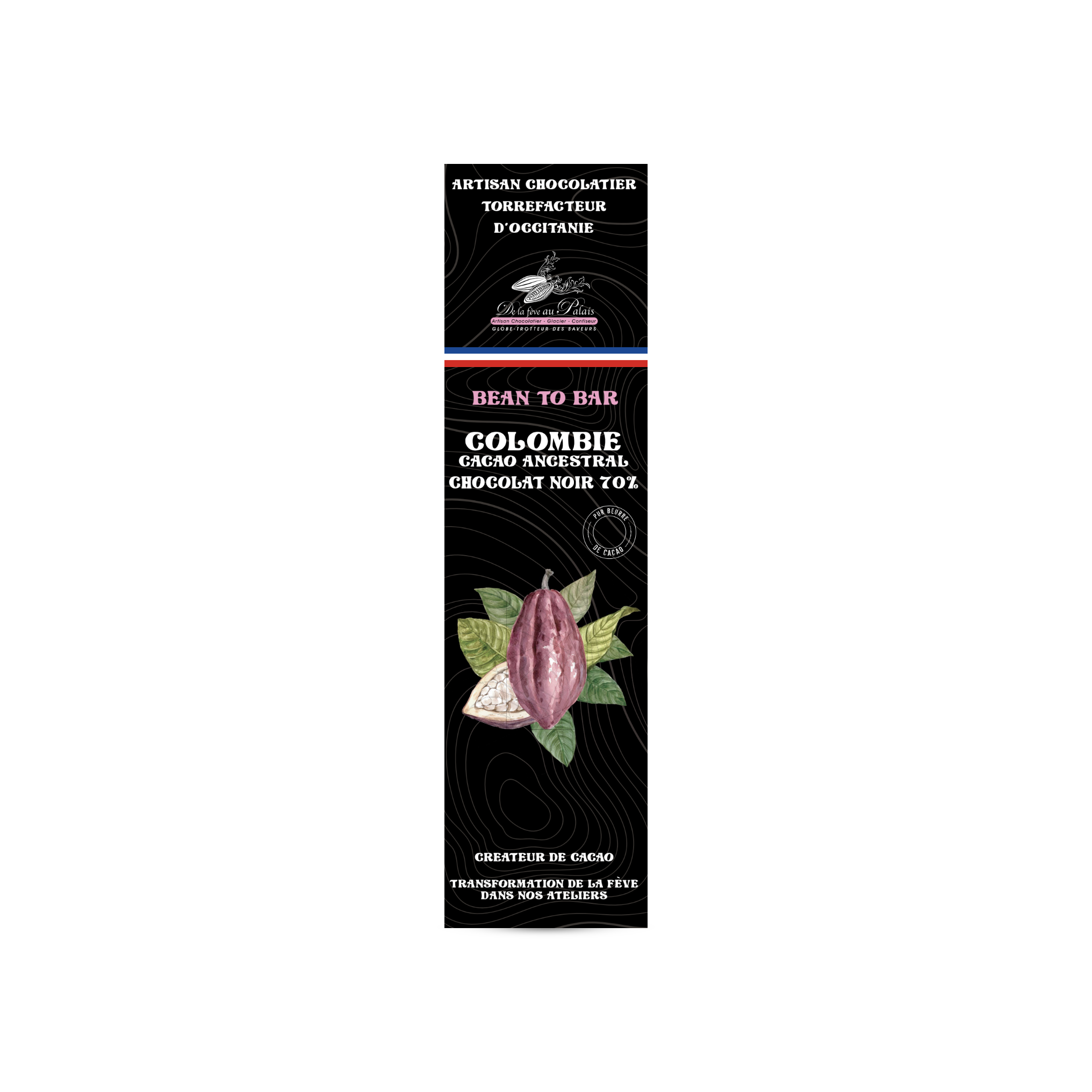 Tablette pur origine cacao ancestral 70%