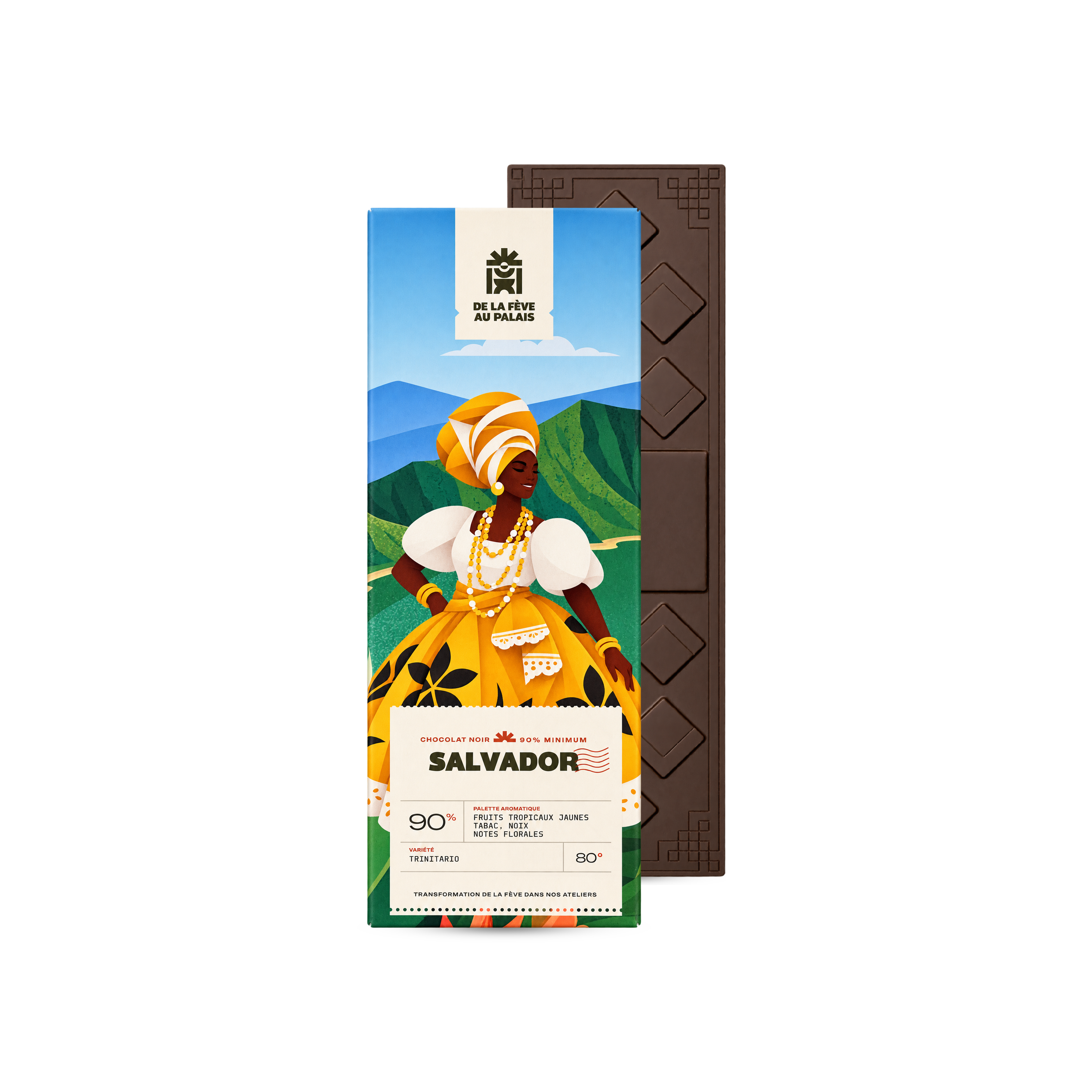 Tablette pure origine Salvador 90%