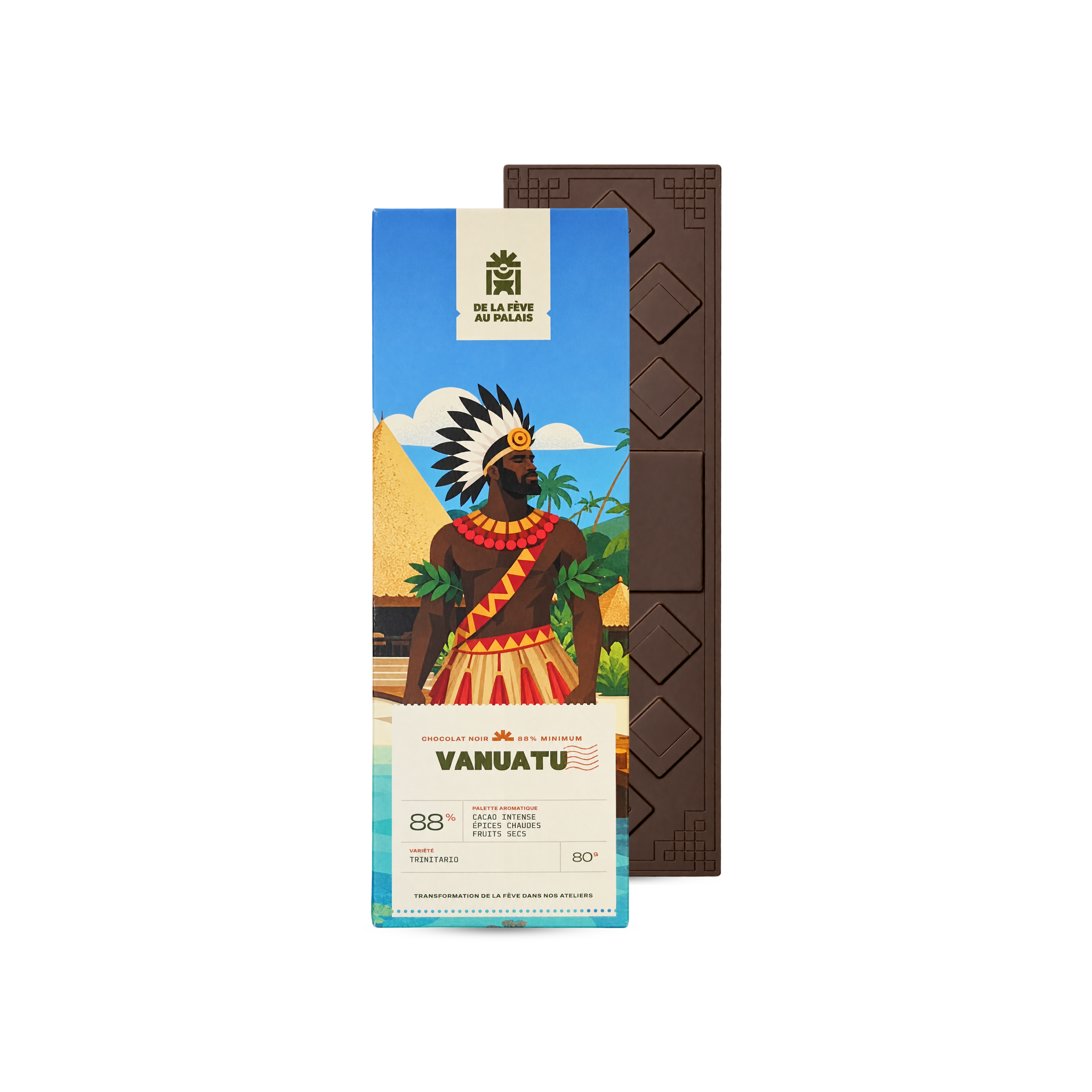 Tablette pure origine Vanuatu 88%