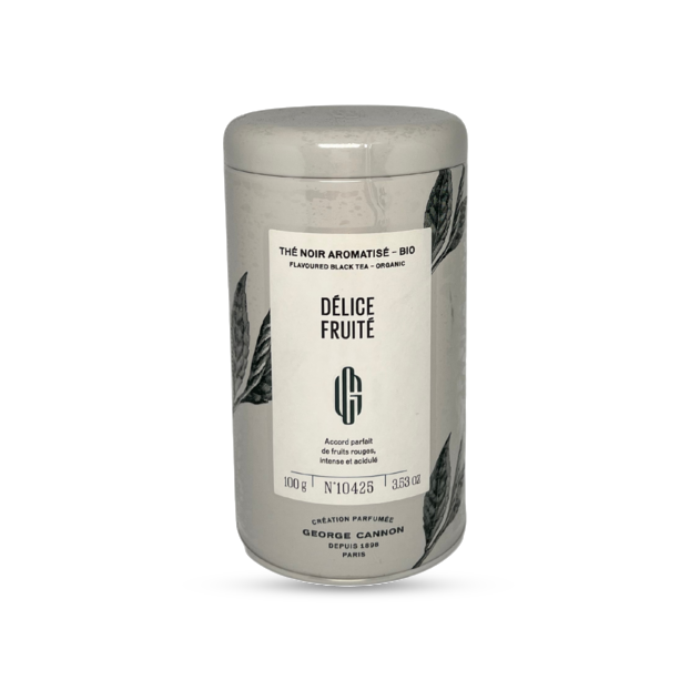 Thé noir « Délice fruité » bio - boîte 100 g