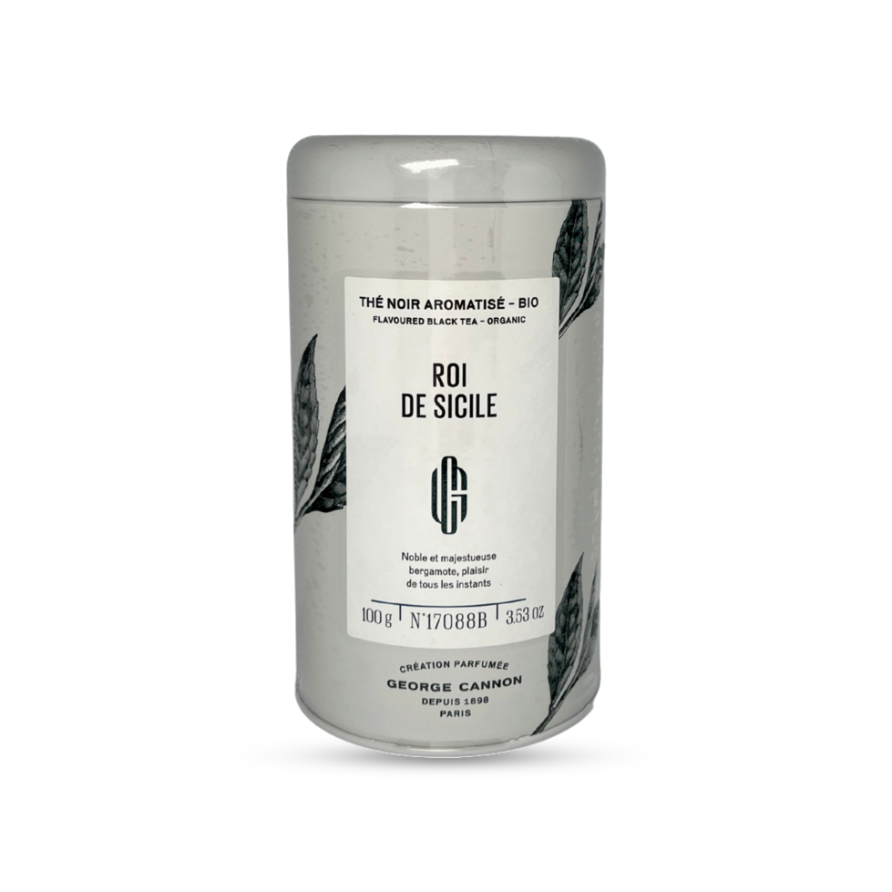 Thé noir « Roi de Sicile » bio - boîte 100 g