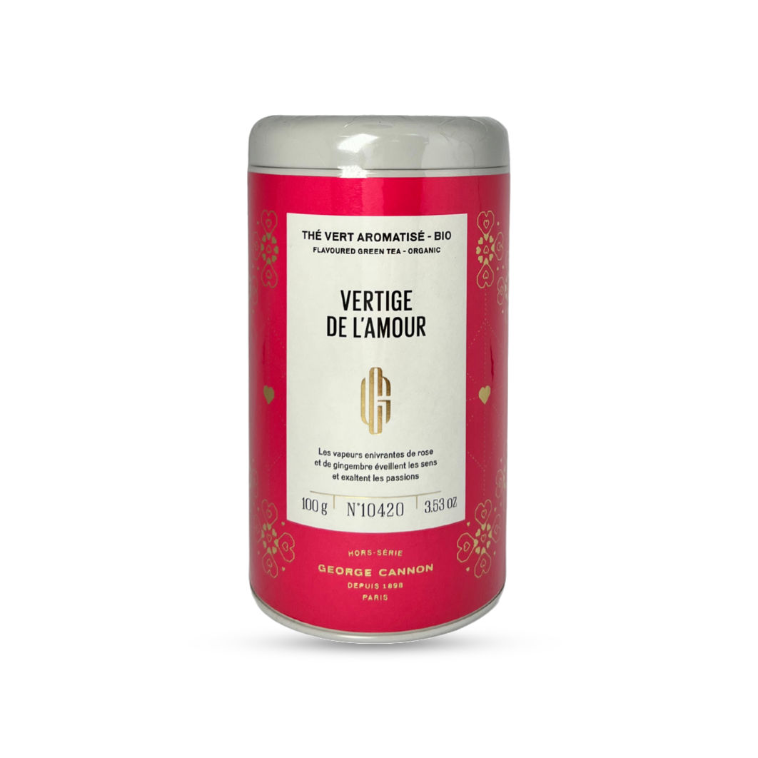 Thé vert « Vertige de l'amour » bio - boîte 100 g
