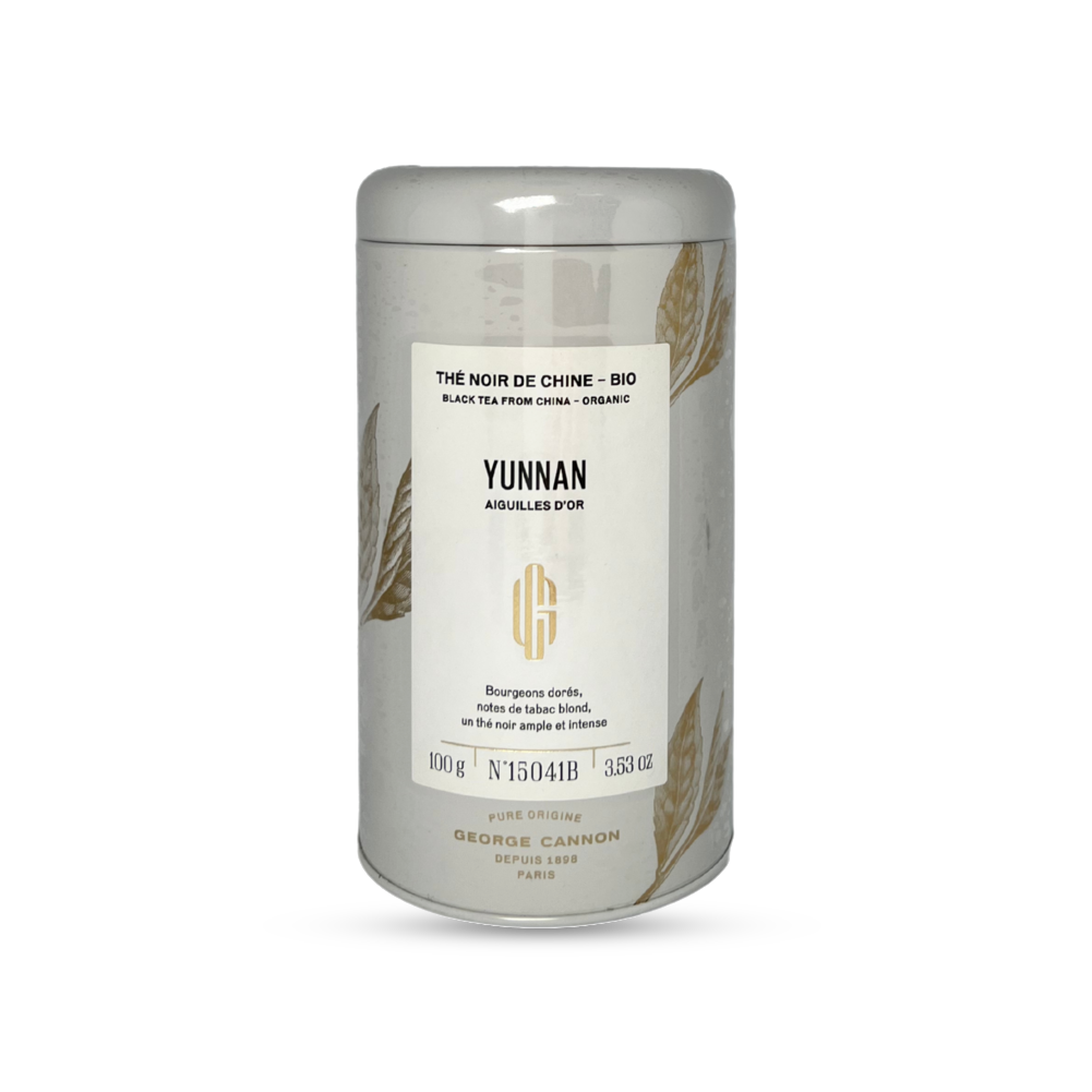 Thé noir « Yunnan aiguilles d'or » bio - boîte 100 g
