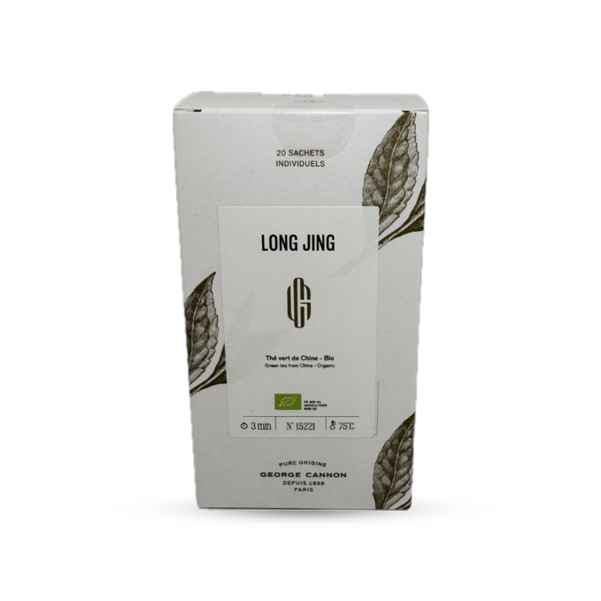 Thé vert « Long Jing » bio - boîte 20 sachets